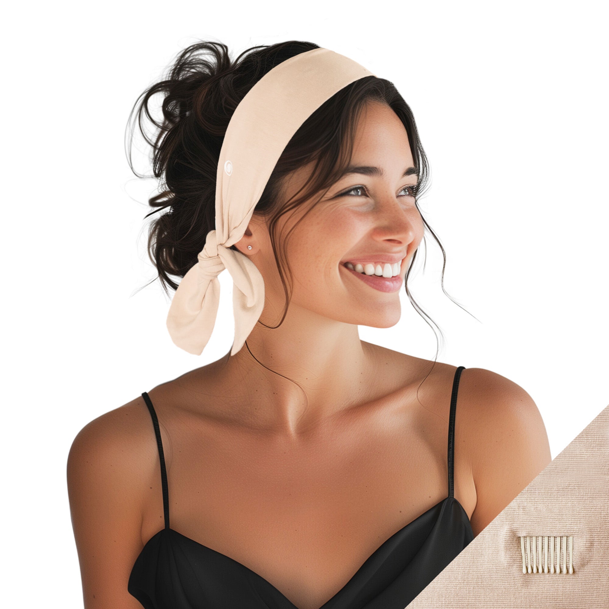 Short Stretch Non-Slip Headband - Sand | SWAY