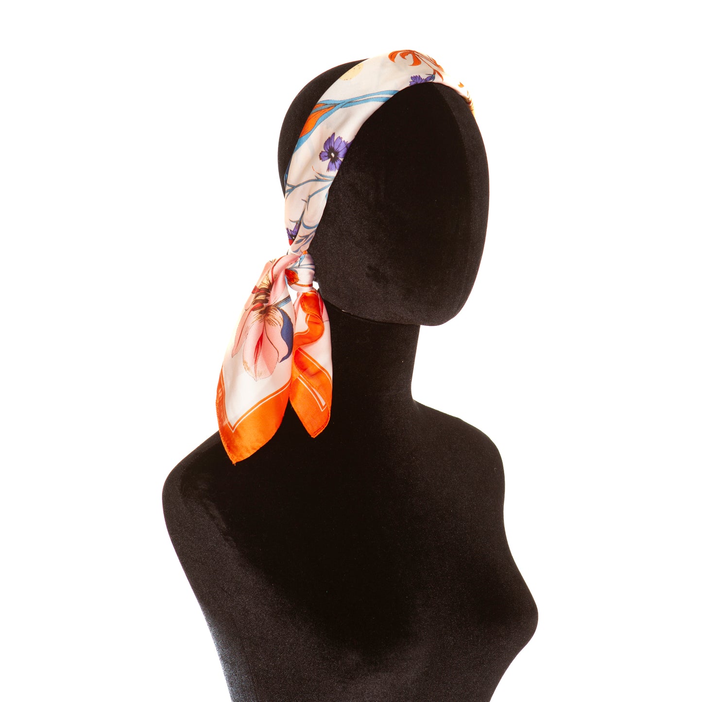 She Will Walk In The Garden - White and Orange