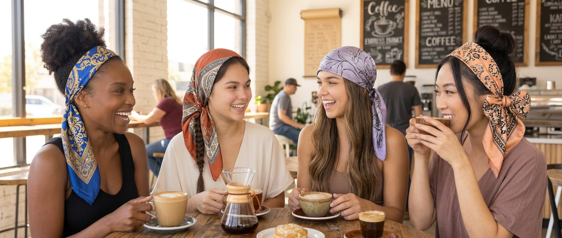 How to Style a Satin Head Scarf 10 Different Ways