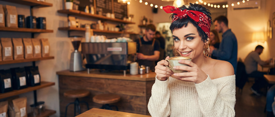 How do you wear a headband with bangs without them looking flat?
