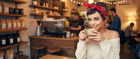 How do you wear a headband with bangs without them looking flat?