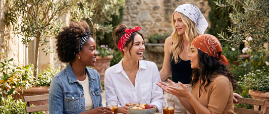 How to wear a cotton bandana
