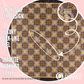 Close-up of Monaco Brown twill satin scarf headband showing SWAY's patented built-in non-slip clips