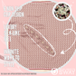 Pink & Brown small triangle design non-slip clip headband flat 
