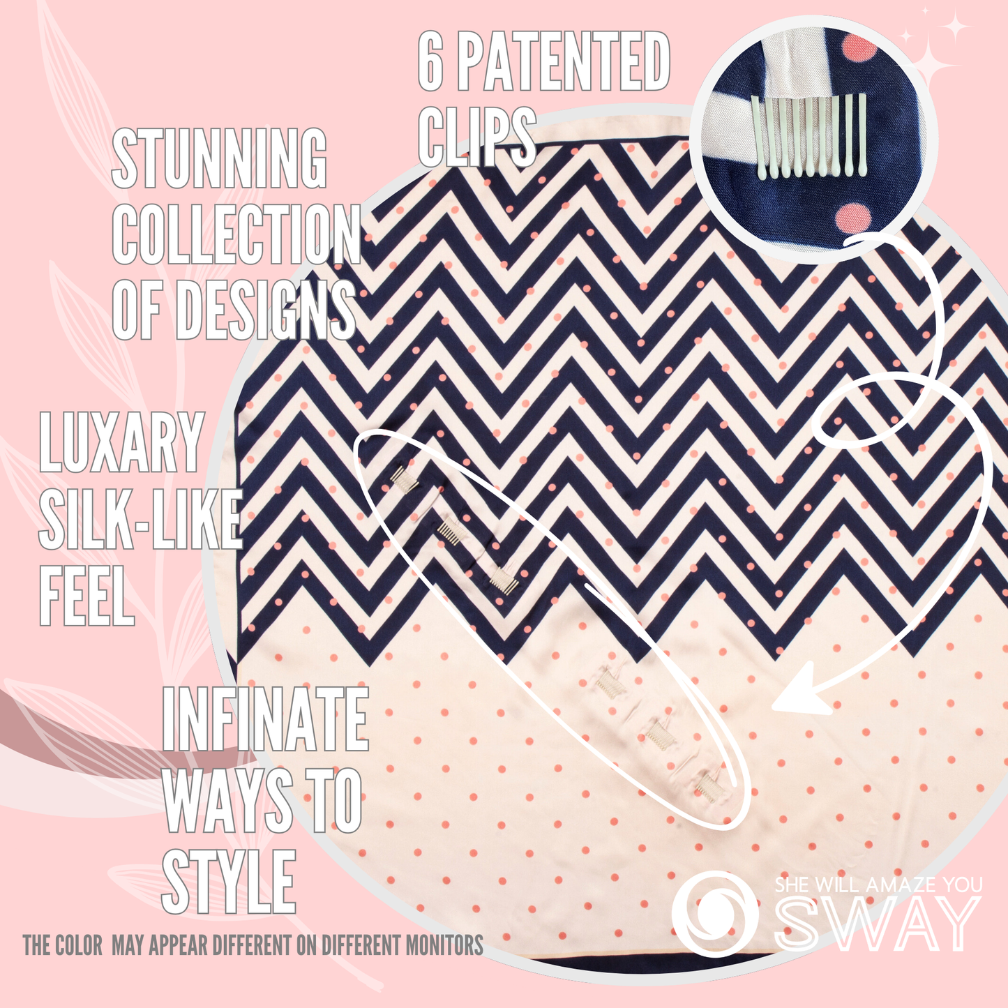 She Will Zig When Others Zag - Navy and Pink