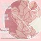 Capri Blush satin scarf headband laid flat with a close-up of SWAY’s patented non-slip clip