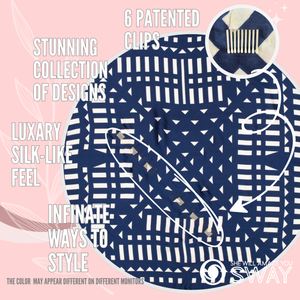 She Will Build Her Own Block - Blue and White