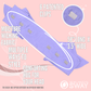 Long Stretch Non-Slip Wide Headband - Purple