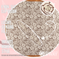 Milano Brown satin scarf headband laid flat with a close-up of SWAY’s patented non-slip clip