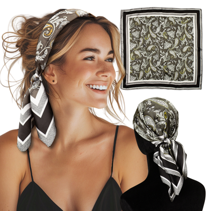 She Will Tiptoe Through Paisley Park - Forest Green and Black