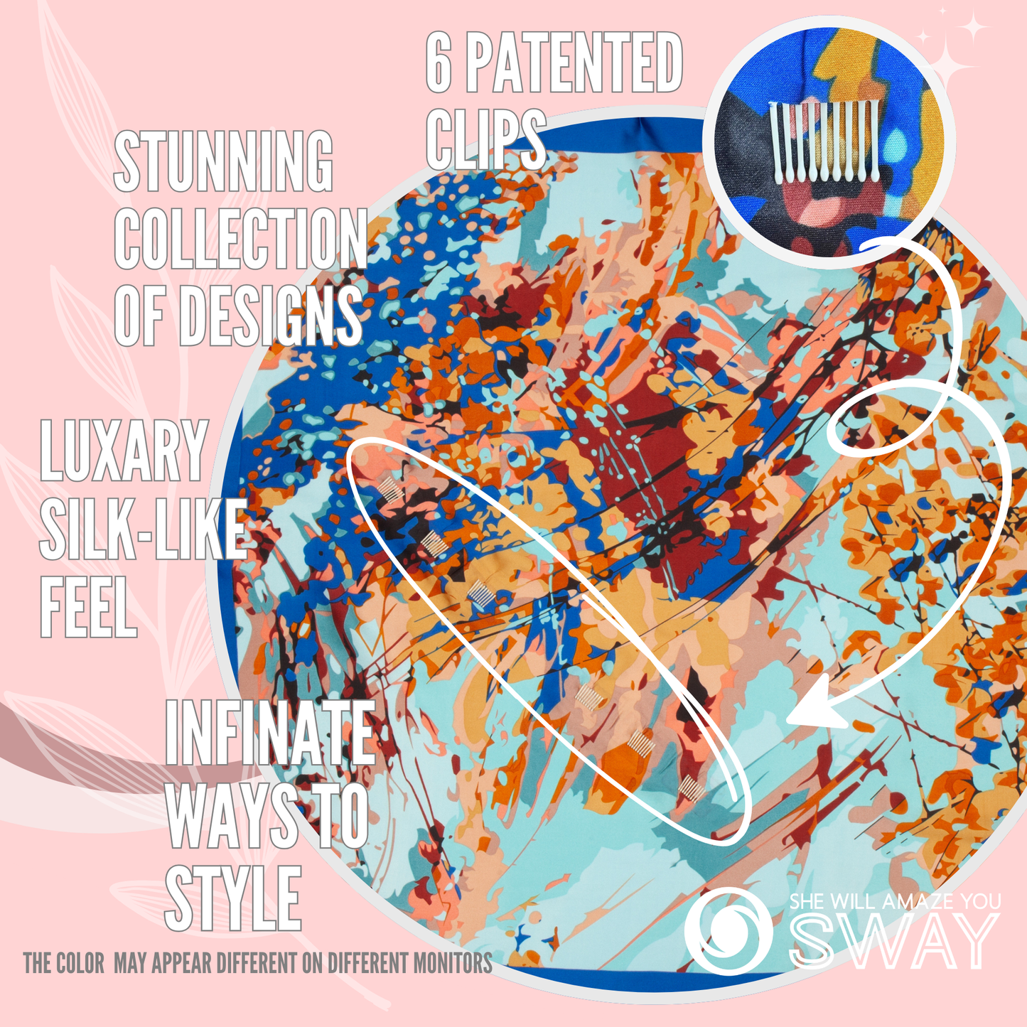 She Will Paint Herself Into A Corner - Blue and Multi