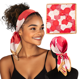 She Will Be Blooming - Red and Pink