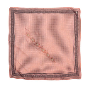 Small Satin Scarf Headband - Pink Kisses Non-Slip