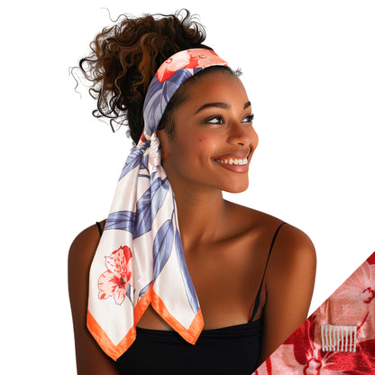 She Will Embrace Her Spirit Animal - Orange and Periwinkle