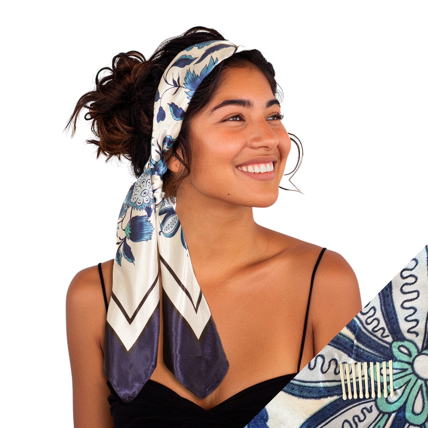 She Will Wish For Whimsy Blue and white Product Shot